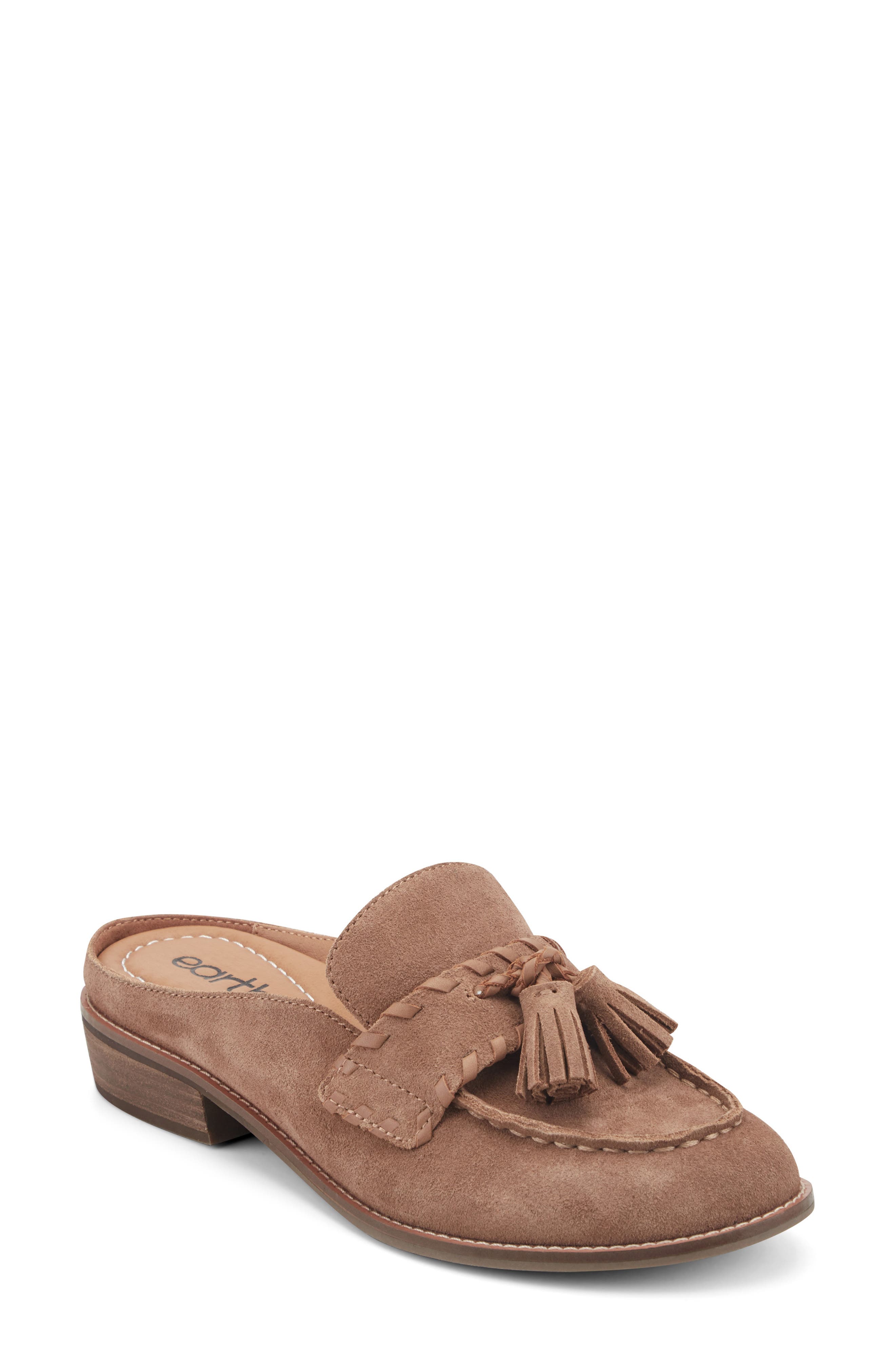 Elison Loafer Mule, Main, color, TAN SUEDE