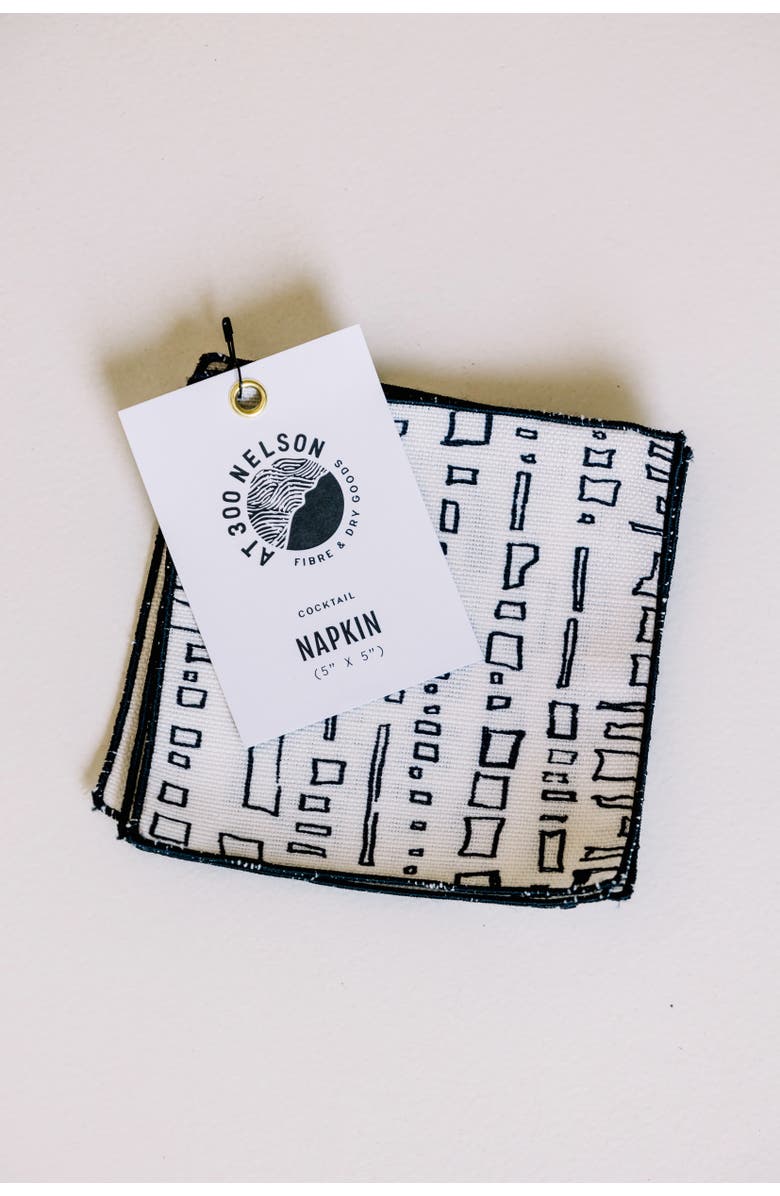 at300nelson Capistrano in Clairvoyant 5" x 5" Cocktail Napkin - Set of 4, Main, color, Blue