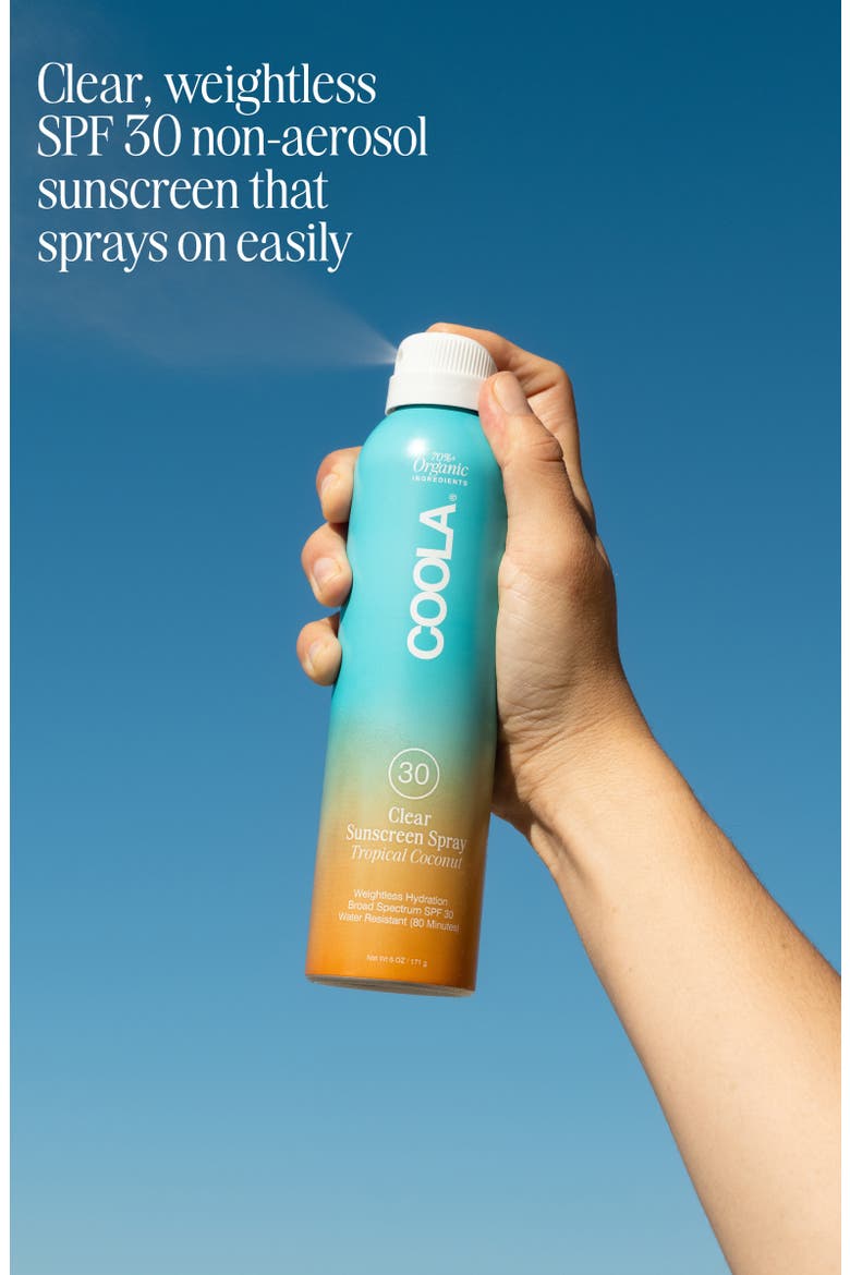 Suncare Sport Sunscreen Spray Broad Spectrum SPF 30, Alternate, color, TROPICAL COCONUT