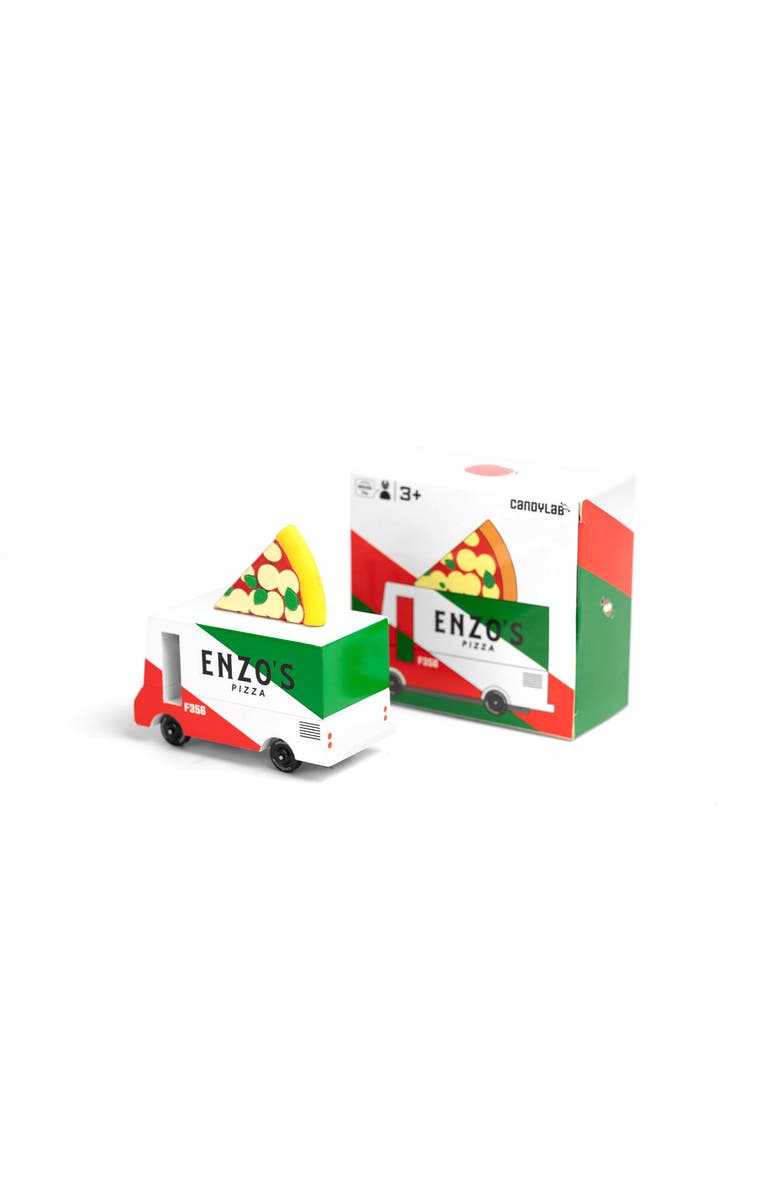 CANDYLAB TOYS Pizza Truck, Alternate, color, Multi