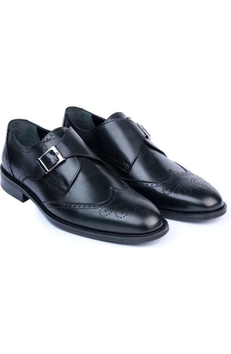 VELLAPAIS Dumbo Wingtip Monk Strap Shoe, Alternate, color,