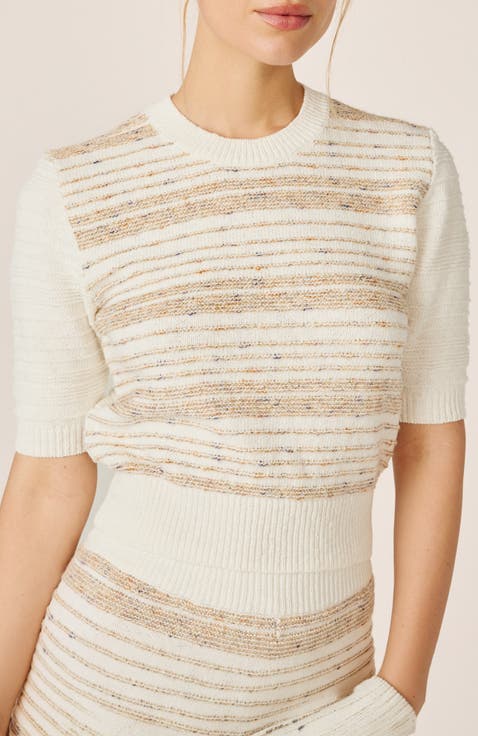 Striped Knit Top