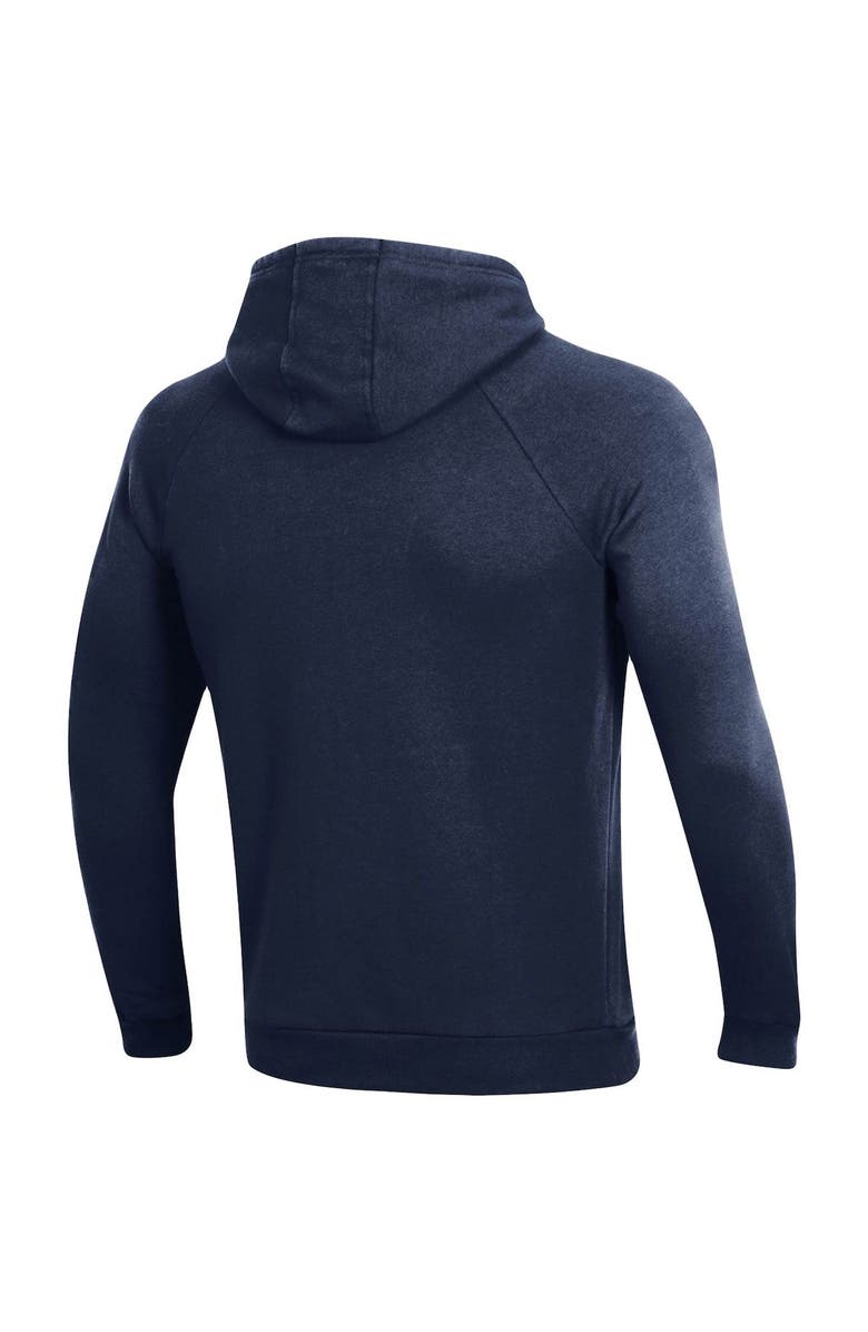 Under Armour Men's Under Armour Navy Yale Bulldogs Primary School Logo All Day Raglan Pullover Hoodie, Alternate, color,