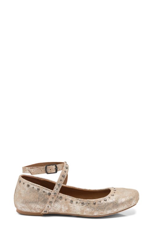 Free People Grace Ankle Strap Ballet Flat In Multi