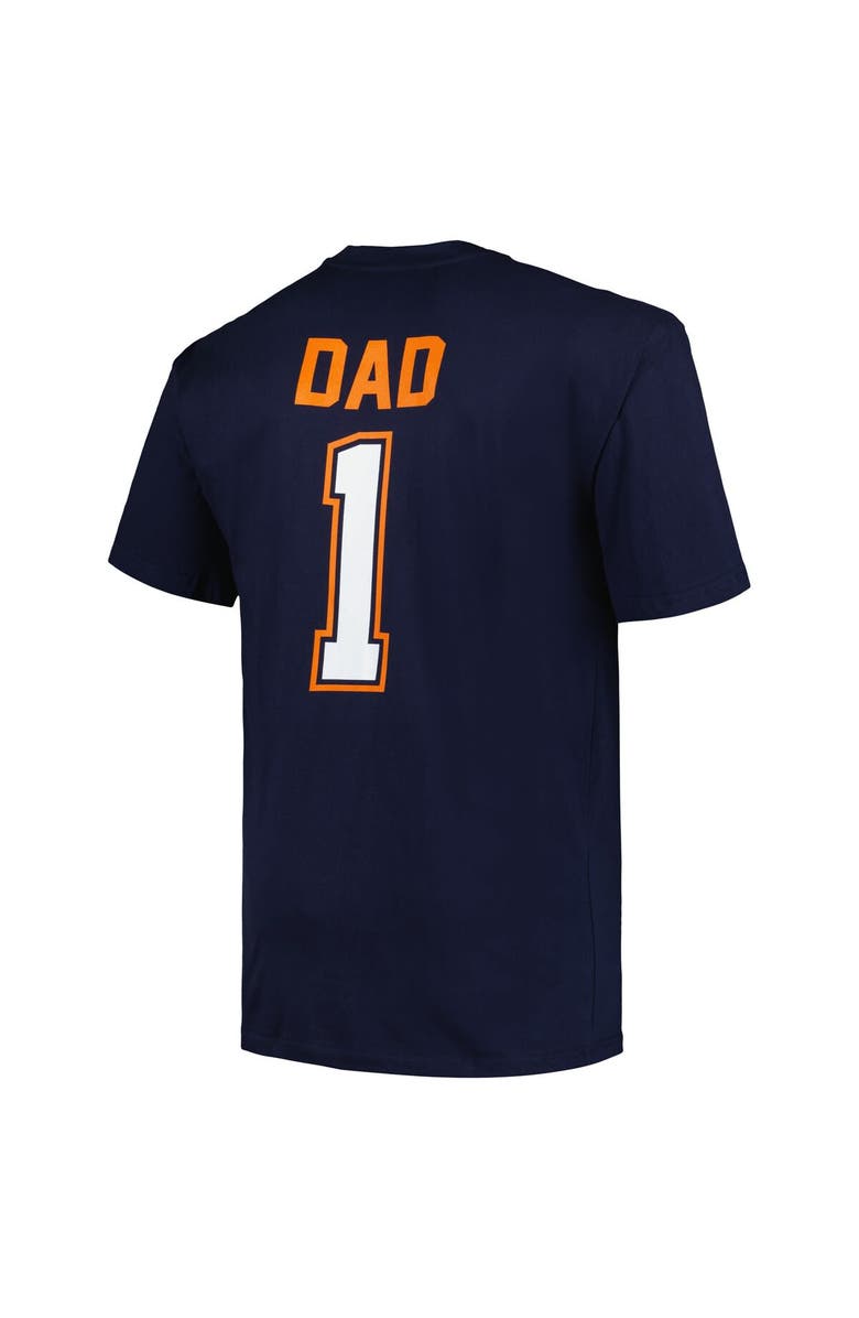 PROFILE Men's Profile Navy Houston Astros Big & Tall #1 Dad T-Shirt, Alternate, color, Navy