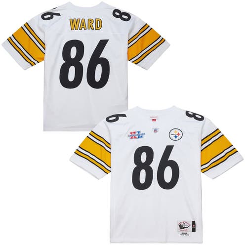 Mitchell & Ness Hines Ward White Pittsburgh Steelers 2005 Authentic Throwback Retired Player Jersey In White