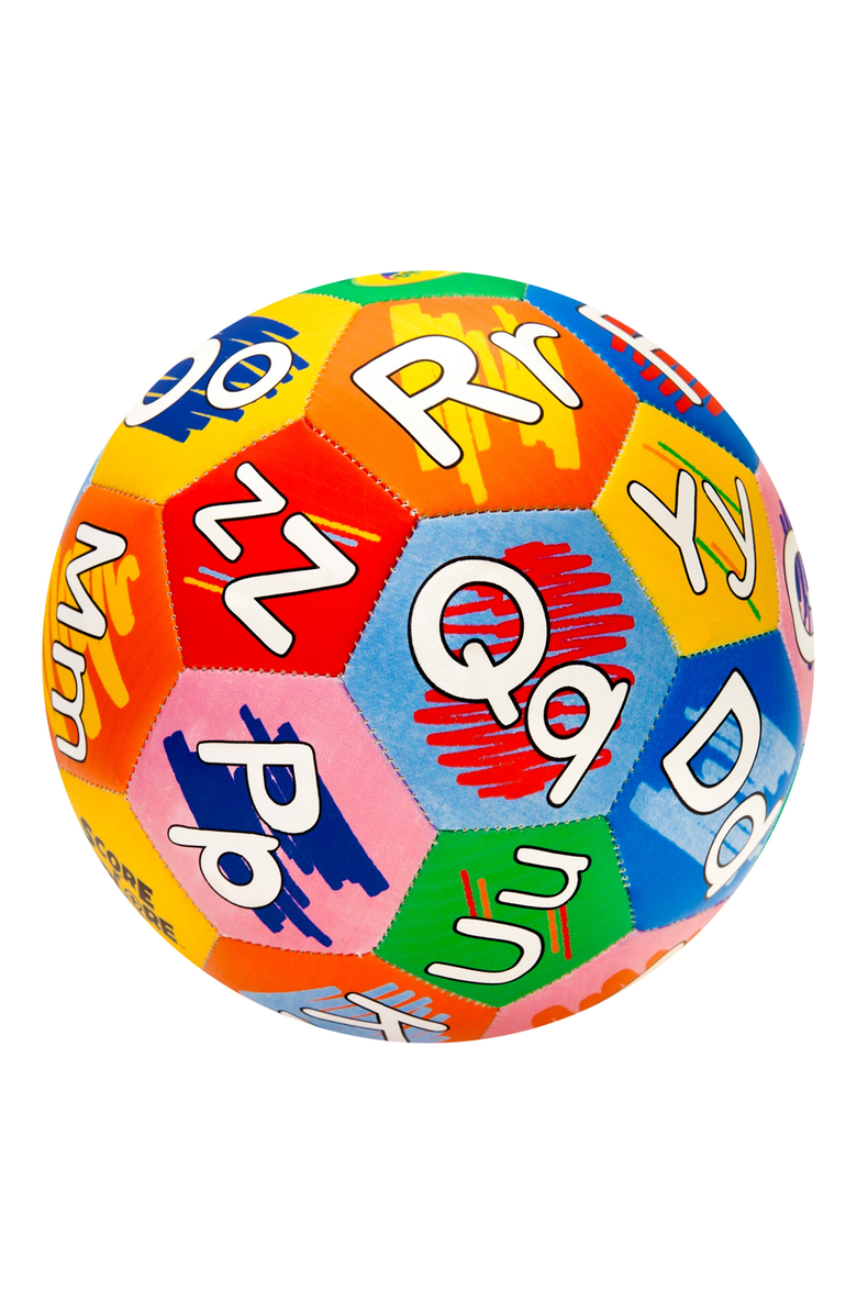 iconsportgroup Alphabet Explorer Soccer Ball, Alternate, color, Alphabet Explorer Multi