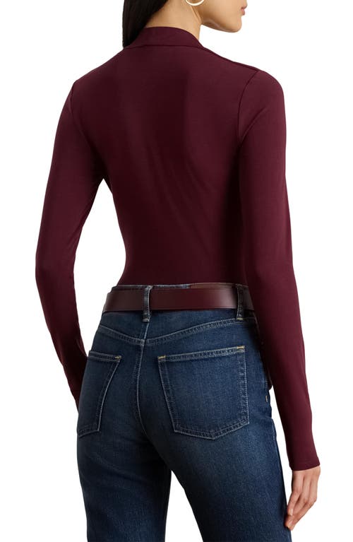 Ralph Lauren Women's Square Neck Top In Red