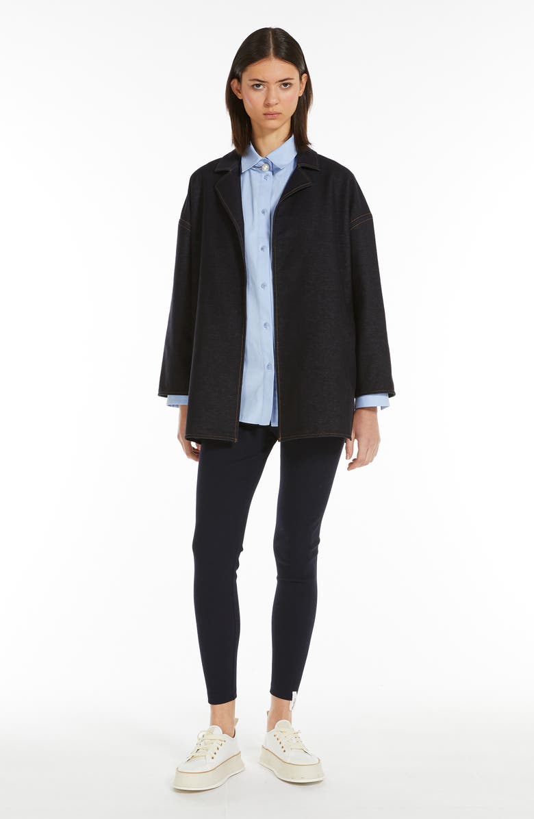 Max Mara Leisure Antille Cotton Button-Up Shirt, Alternate, color, 