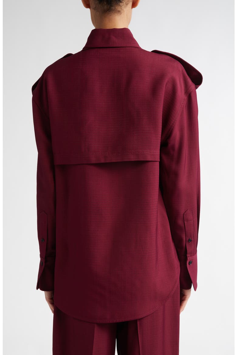 Utility Button-Up Shirt, Alternate, color, PORT