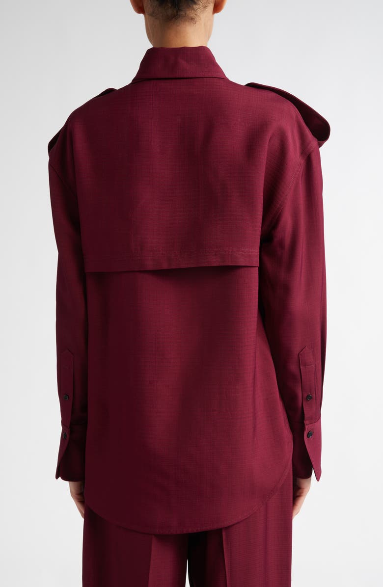 Victoria Beckham Utility Button-Up Shirt, Alternate, color, 