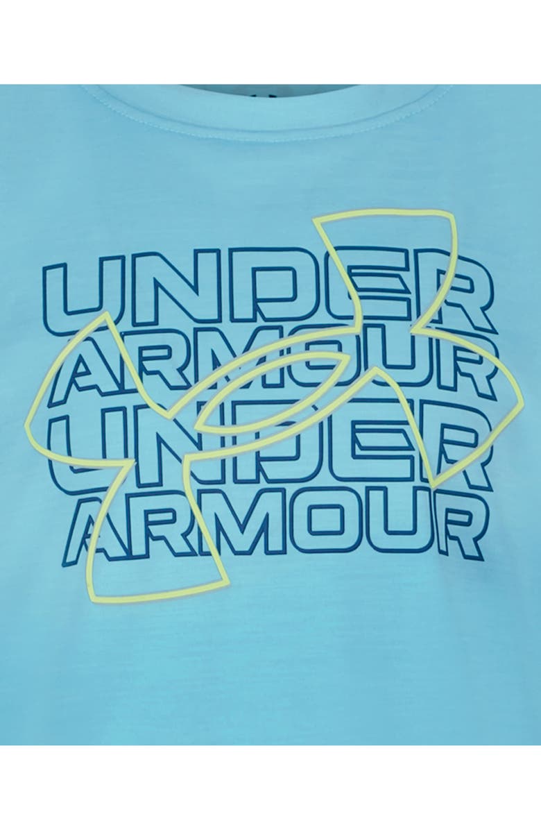 Under Armour Kids' UA Twist Breakout Performance Graphic T-Shirt, Alternate, color, Fresco Blue