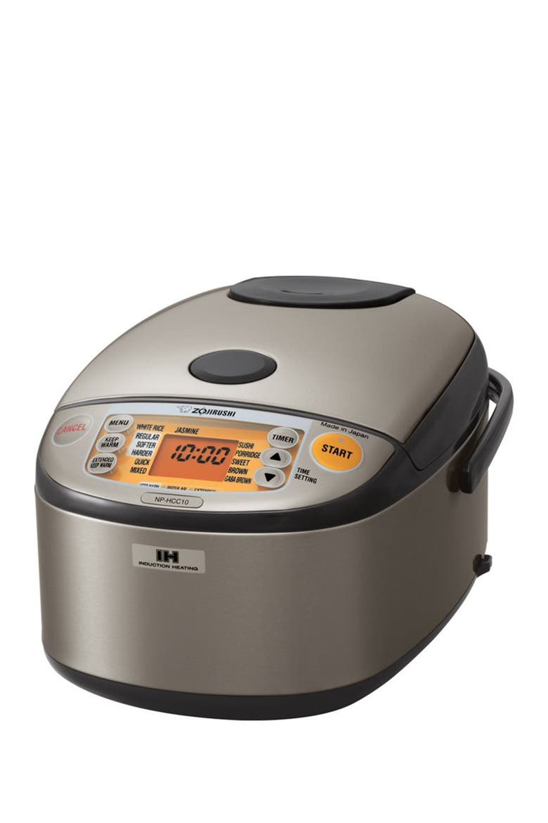 Induction Rice Cooker & Warmer - Stainless Dark Gray, Main, color, STAINLESS DARK GRAY