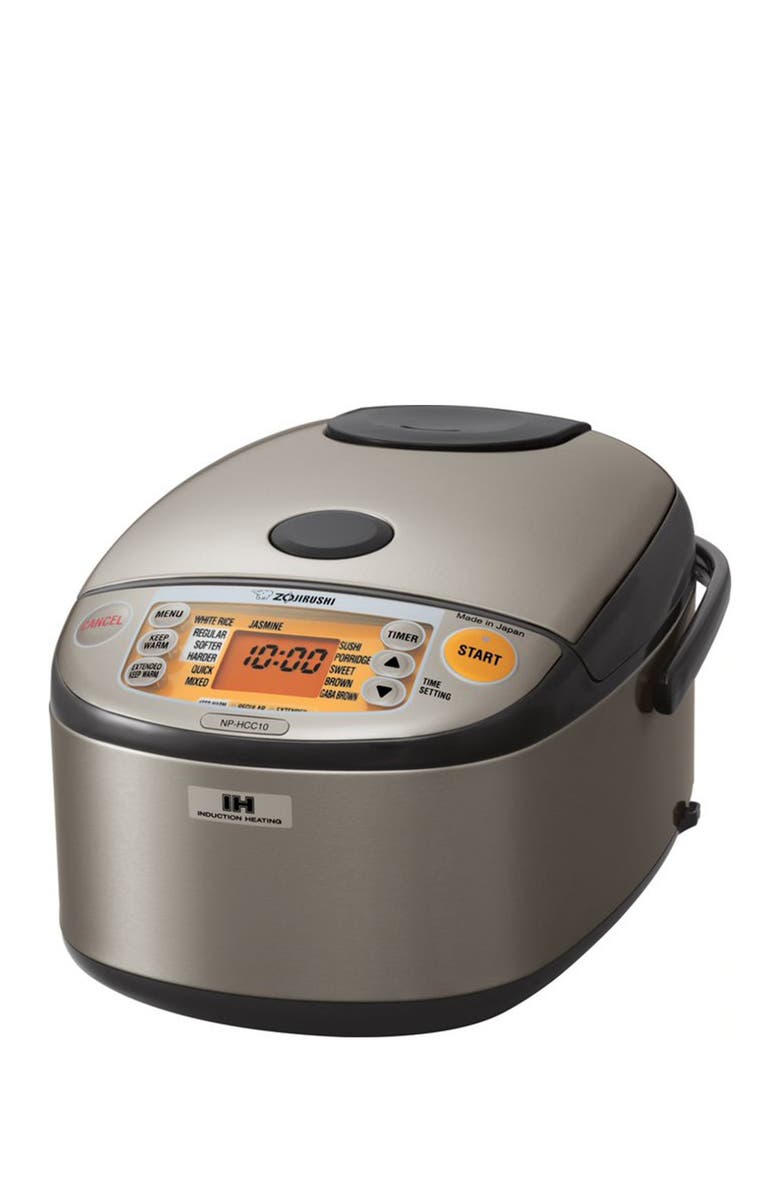 Zojirushi Induction Rice Cooker & Warmer - Stainless Dark Gray, Main, color, Stainless Dark Gray