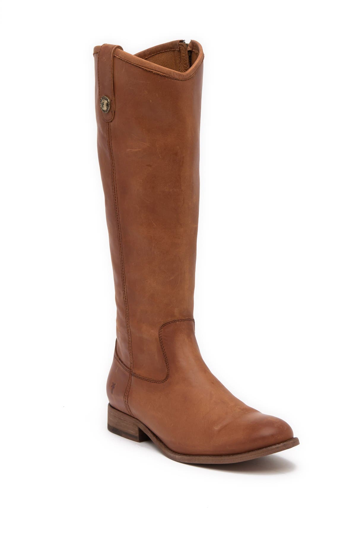 Frye Melissa Button Inside Zip Leather Boot, Main, color, 