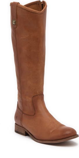 frye melissa button inside zip leather boot