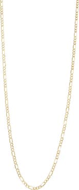 FZN 10K Gold Figaro Chain Necklace
