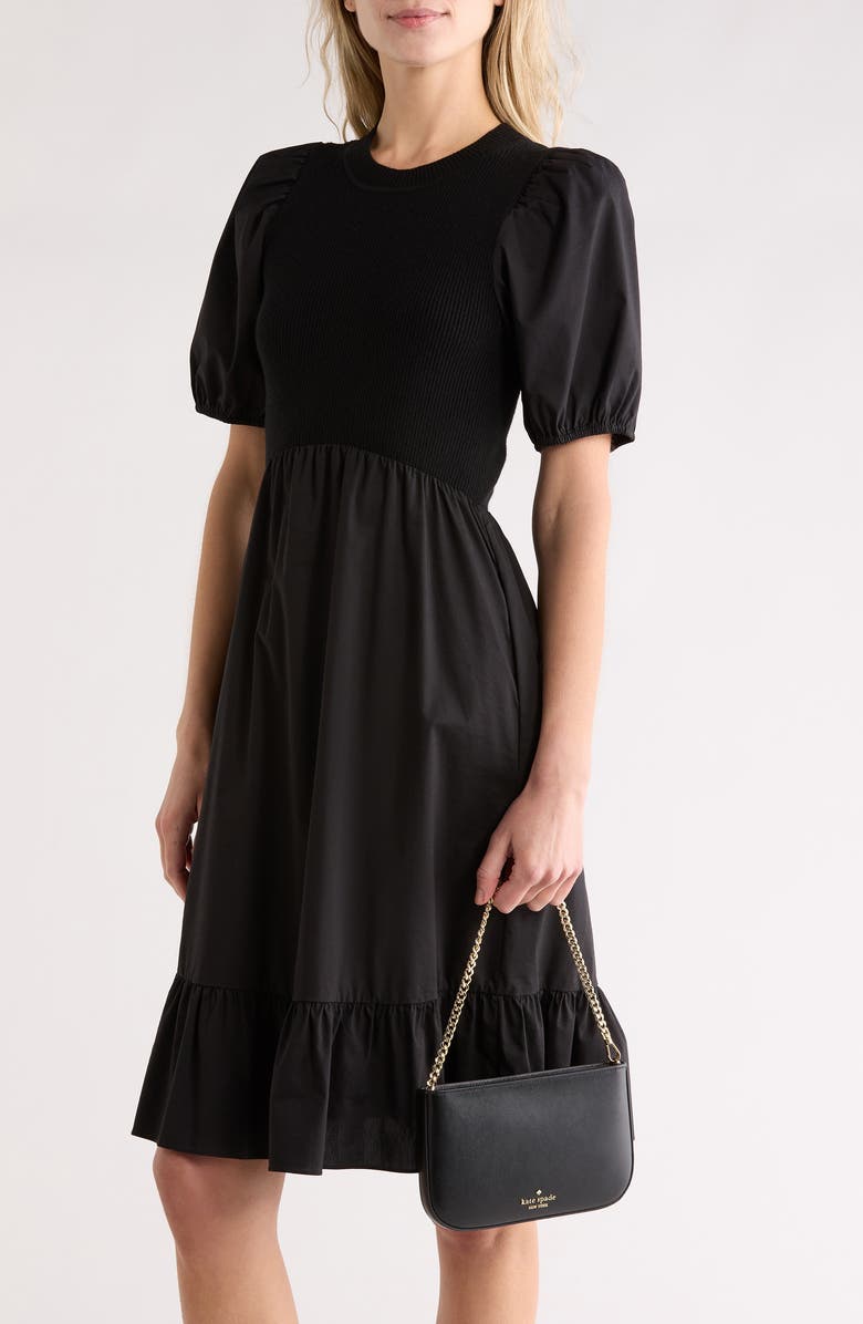 Kate Spade New York madison lily pochette shoulder bag, Alternate, color, Black