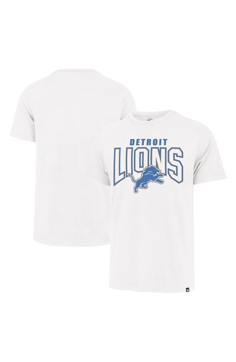 '47 Men's '47 White Detroit Lions Restart Franklin T-Shirt, Alternate, color, 