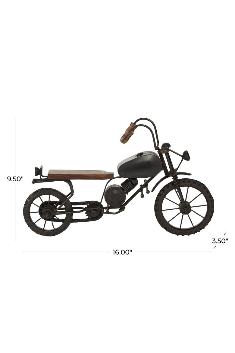 Motorcycle Sculpture, Alternate, color, BLACK