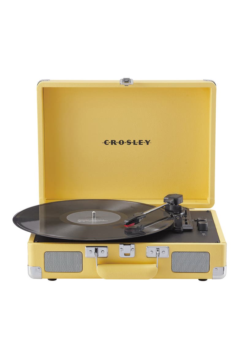 Cruiser Plus Record Player, Alternate, color, LEMON YELLOW