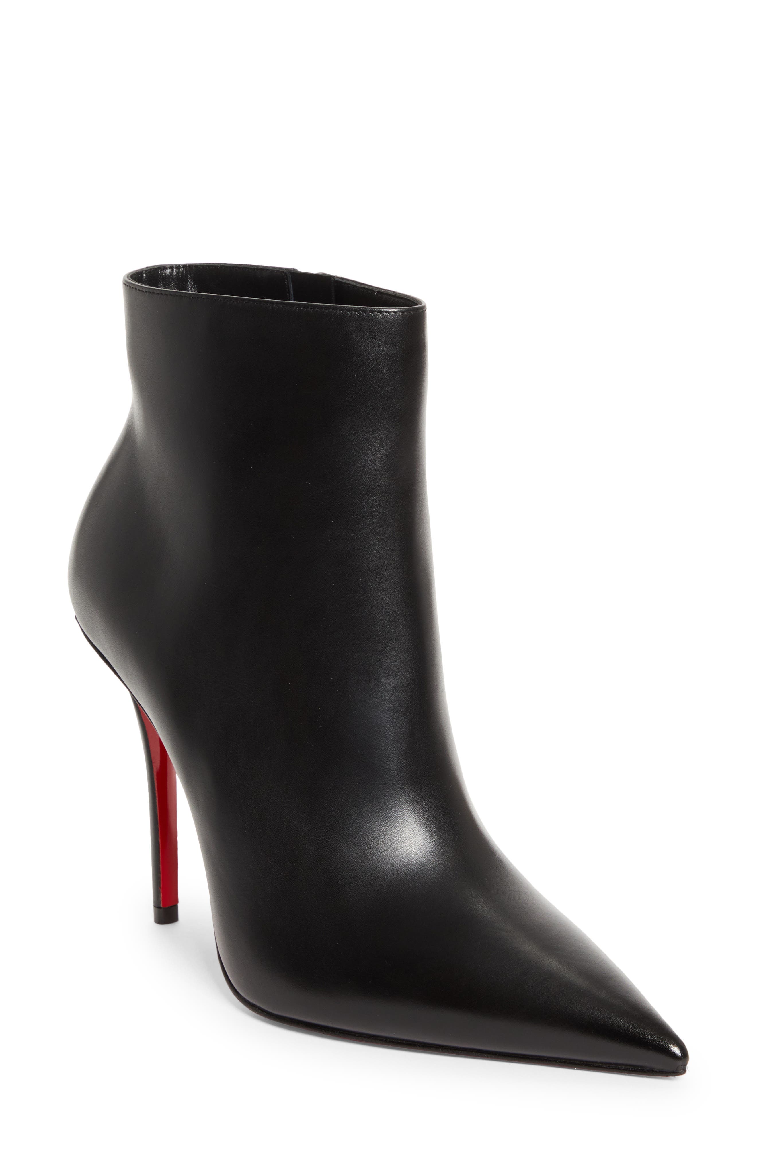 Christian Louboutin Miss Z Bootie, Main, color, Black
