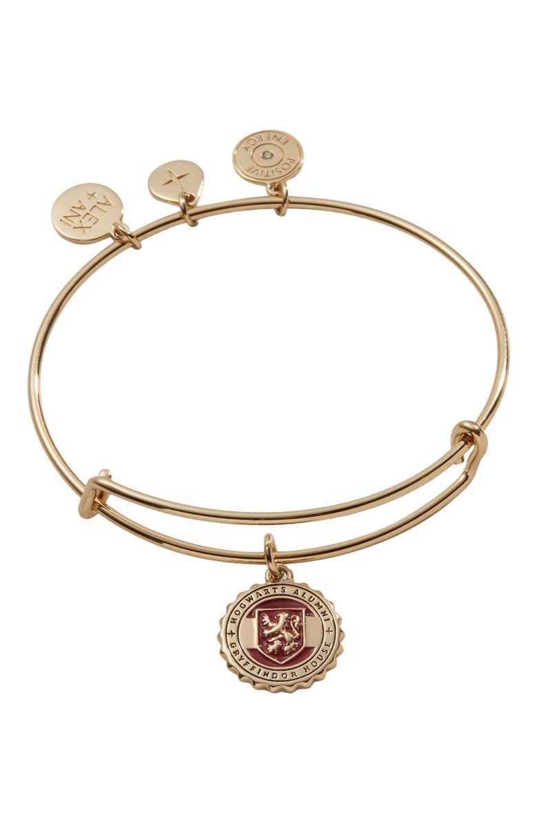 Alex and Ani Harry Potter<sup>™</sup> Gryffindor House Charm Bangle Bracelet, Main, color, Gold