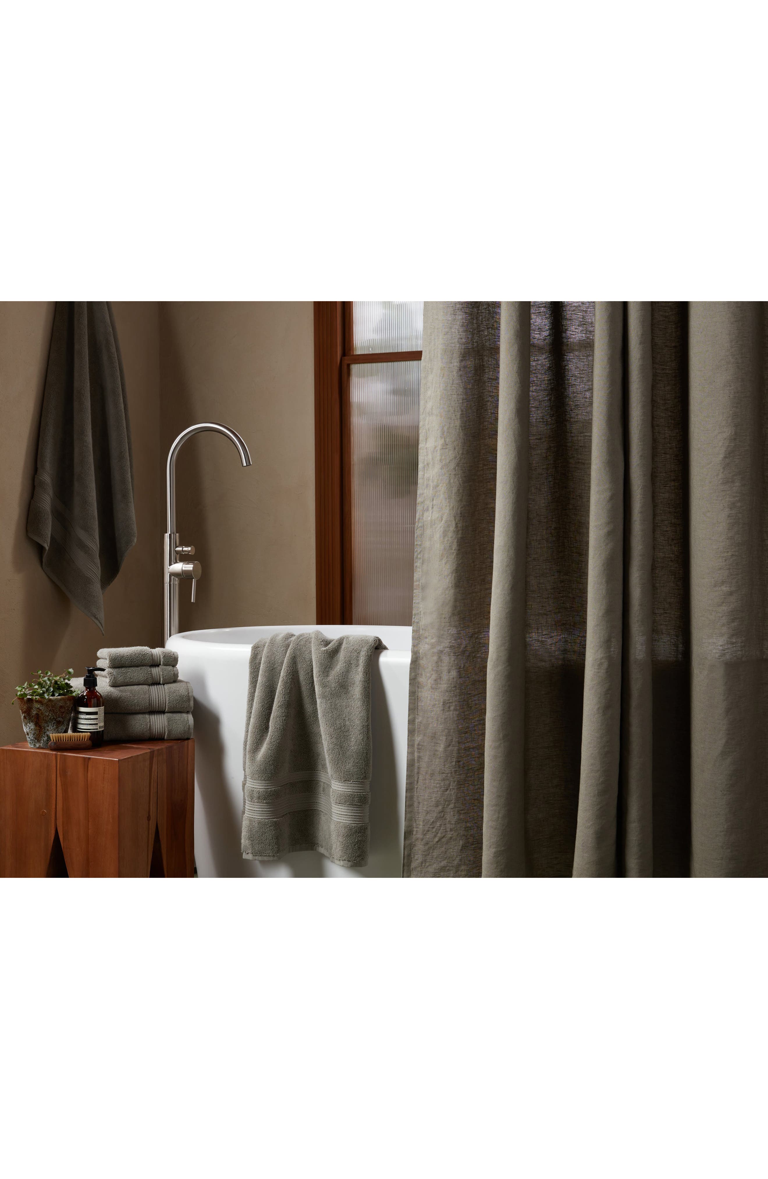 Linen Shower Curtain