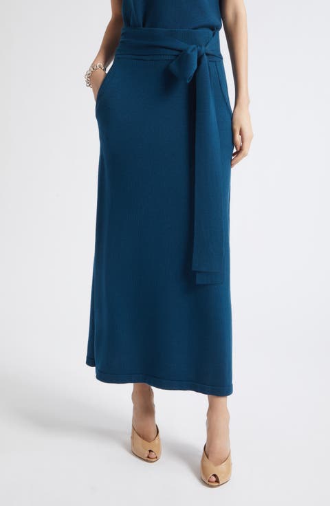 Abby Wool Midi Skirt