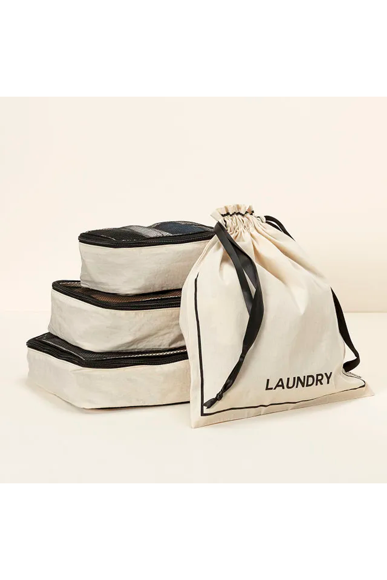 Deluxe Packing Travel Set by Bag-All, Alternate, color, Cream