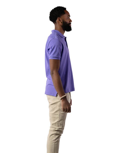 Woodpecker Pima Cotton Polo Shirt In Purple