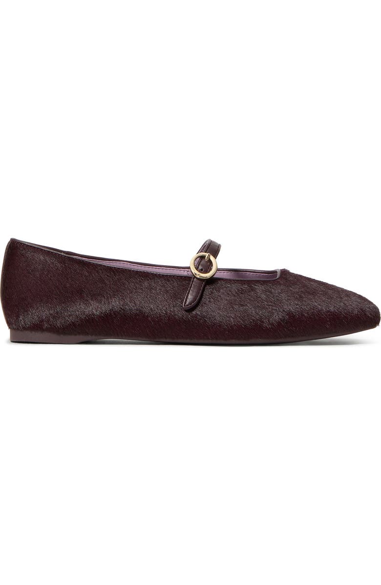 Kate Spade New York halo genuine calf hair mary jane, Alternate, color, Blackberry Jam