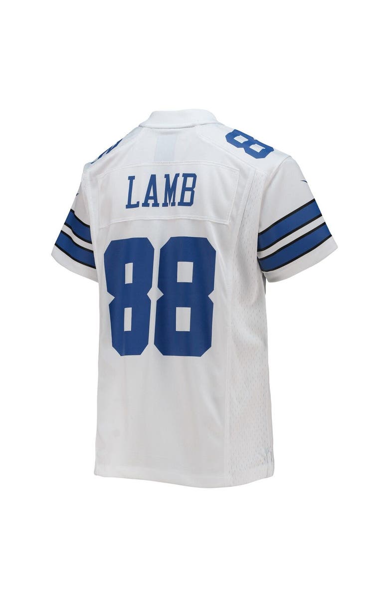 Nike Youth Nike CeeDee Lamb White Dallas Cowboys Game Jersey, Alternate, color, 