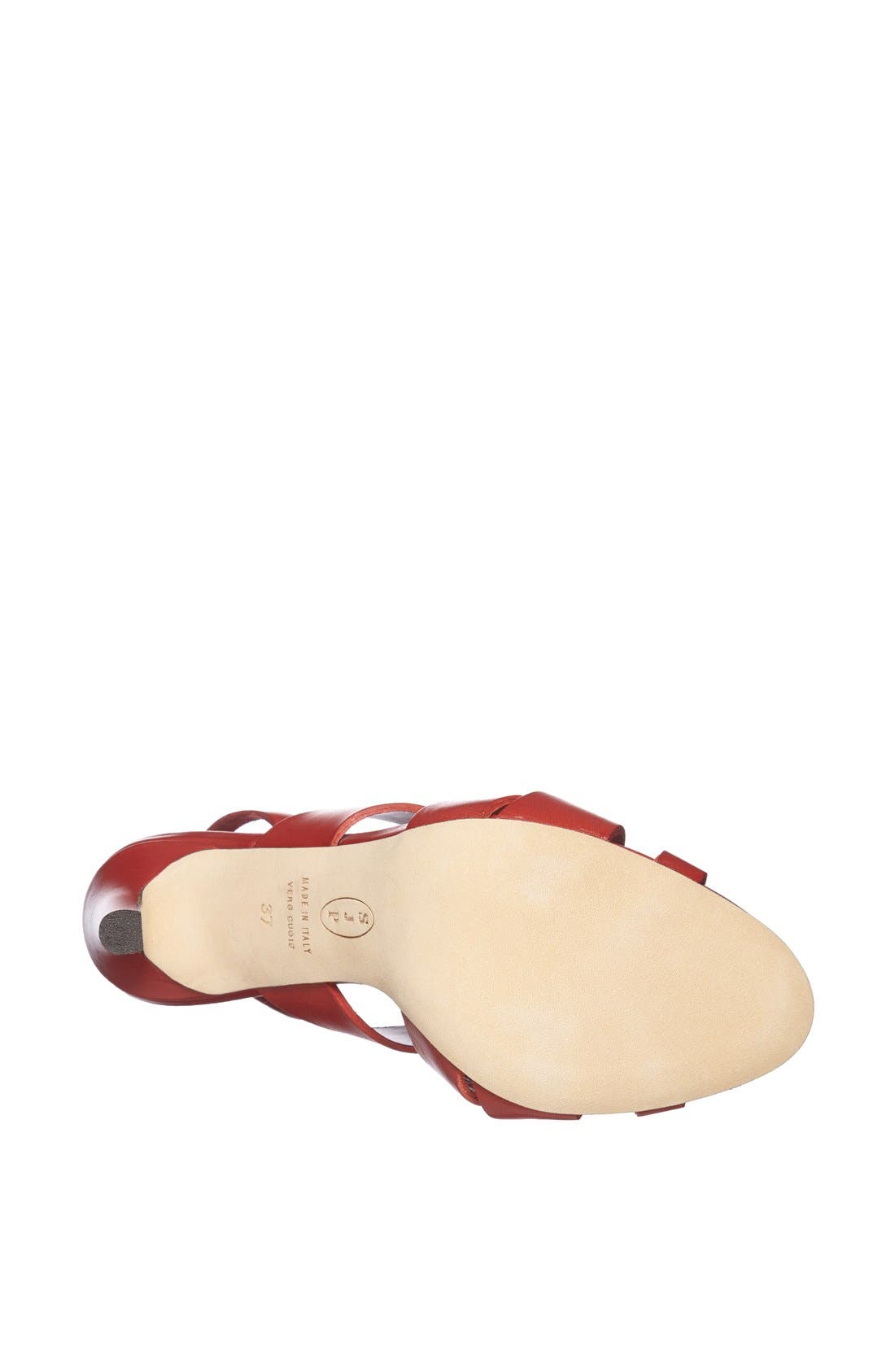 SJP 'Stella' Sandal (Nordstrom Exclusive), Alternate, color, RED