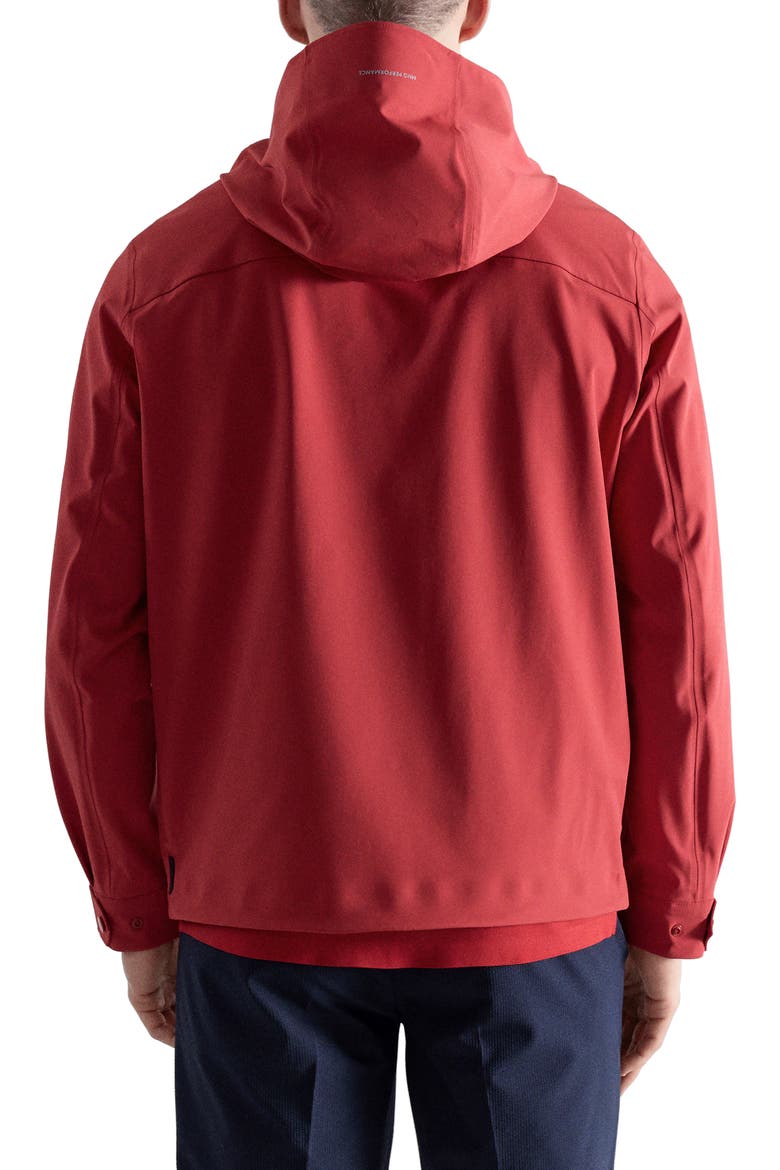 Water Repellent Thermolite® Hooded Jacket, Alternate, color, RED