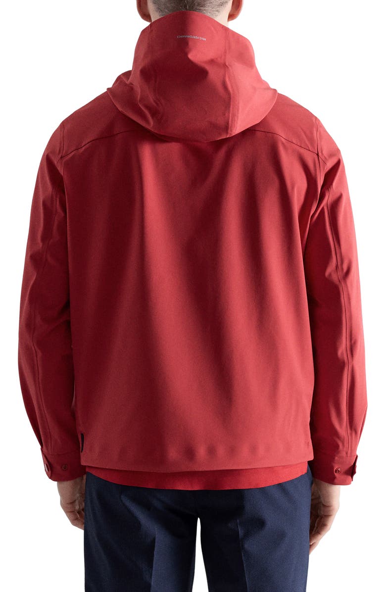MANGO Water Repellent Thermolite<sup>®</sup> Hooded Jacket, Alternate, color, Red