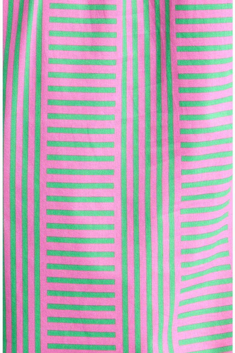 Valda Stripe Jazzy Flutter Sleeve Top, Alternate, color, PINK-GREEN-MULTI