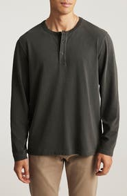 Mavi Jeans Long Sleeve Cotton Blend Henley