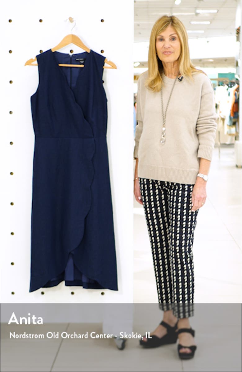 Rochelle Linen Blend Midi Dress, sales video thumbnail