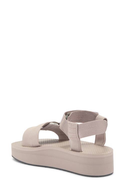 The North Face Skeena Platform Sport Sandal In Moonstone Grey/smoked Pearl