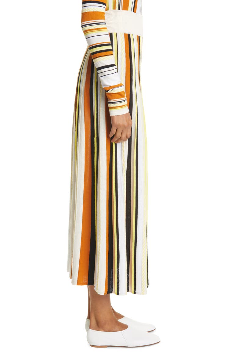 Marika Stripe Skirt, Alternate, color, MULTI COLOUR