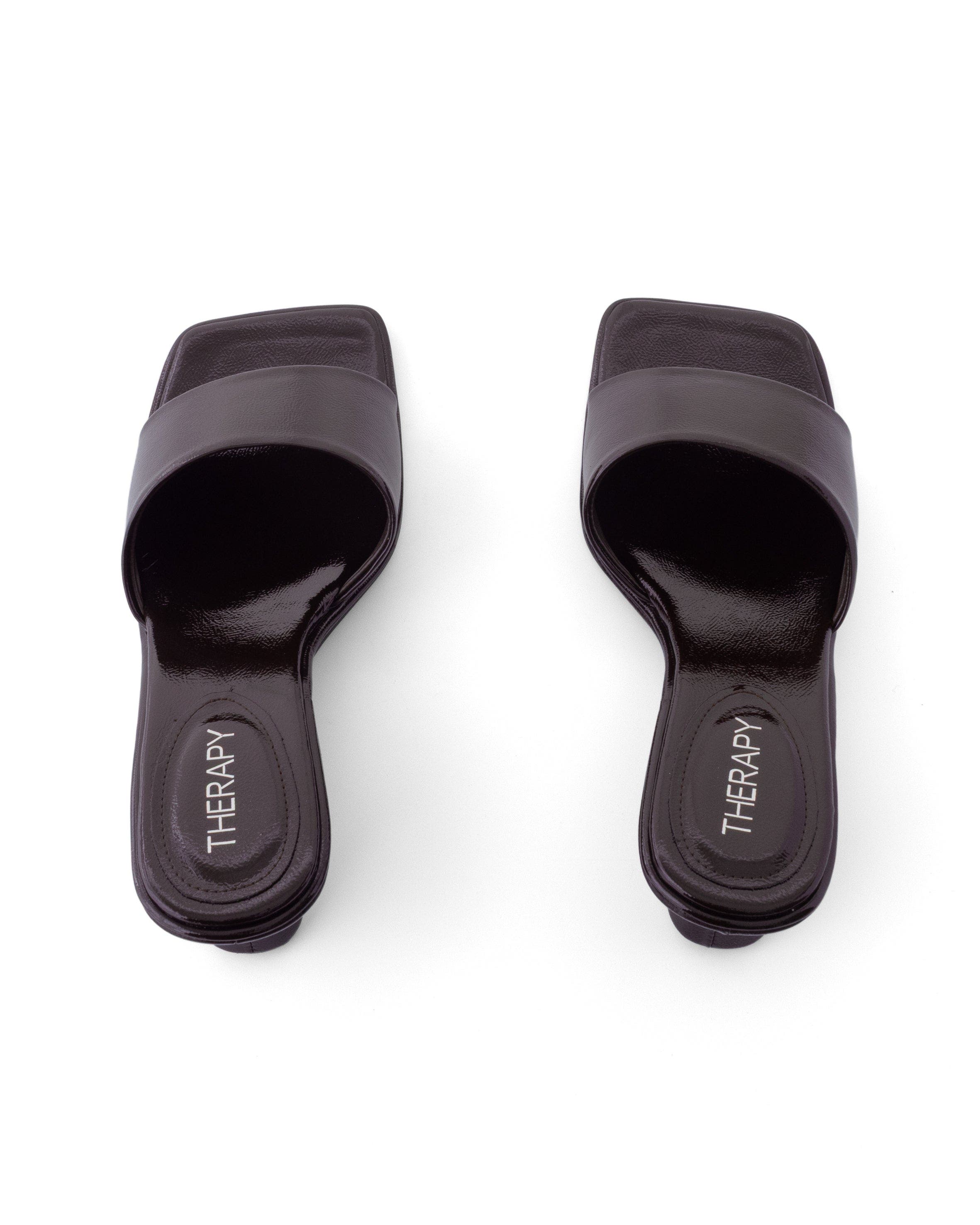 Lafayette Square-Toe Wedge Slide Sandal, Alternate, color, Port Crinkled Patent Pu