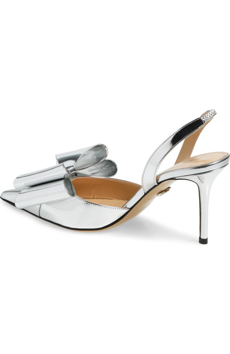 Mach & Mach Le Cadeau Bow Pointed Toe Metallic Slingback Pump, Alternate, color,