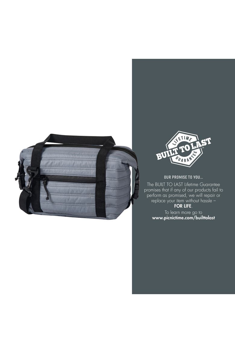 Midday Quilted Washable Insulated Lunch Bag, Alternate, color, Gray
