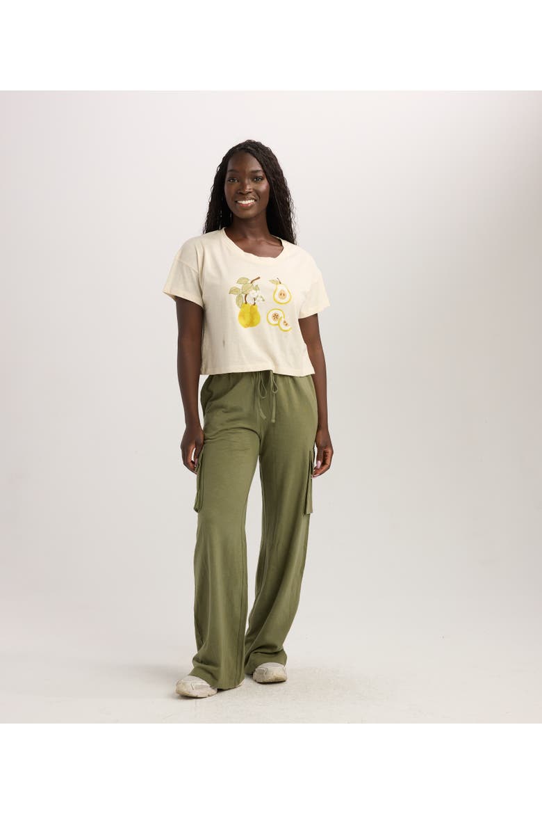 Pear Tee, Alternate, color, Stone