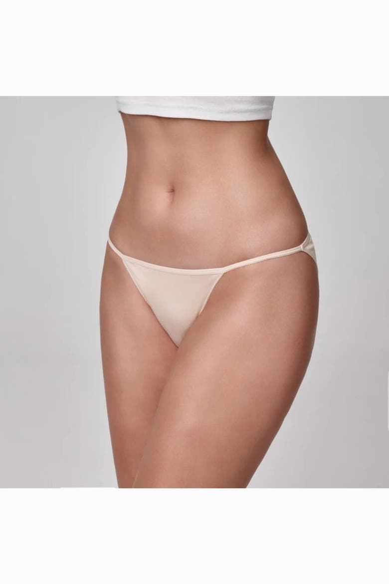 Varea Ultra Soft Modal Blend Brazilian Brief 3 Pack, Alternate, color, Black White