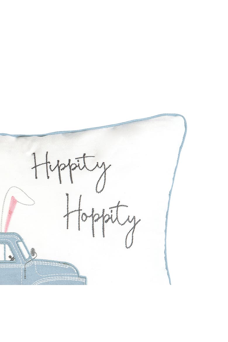 Spring Truck Accent Pillow, Alternate, color, Blue