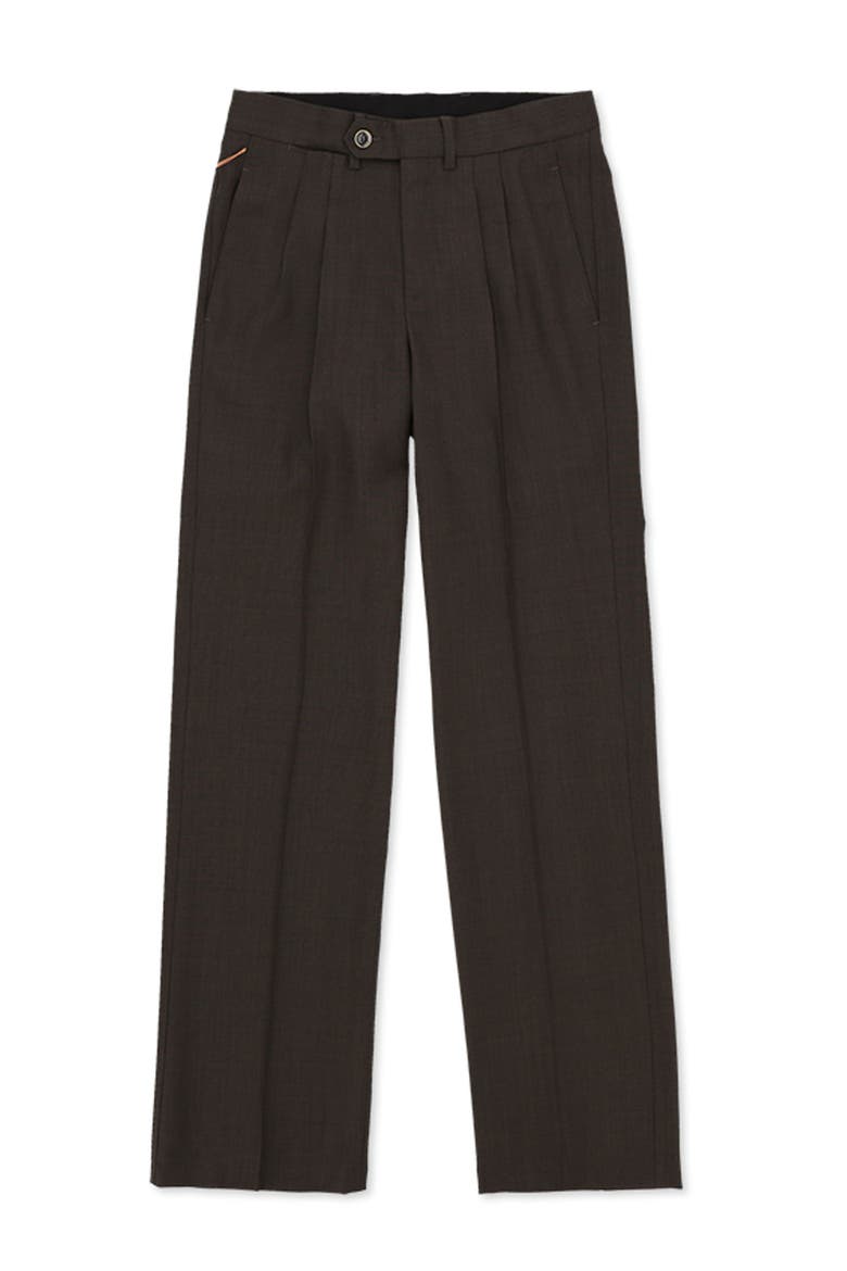 Dark Brown Fresco Wool Suit, Alternate, color, Dark Brown