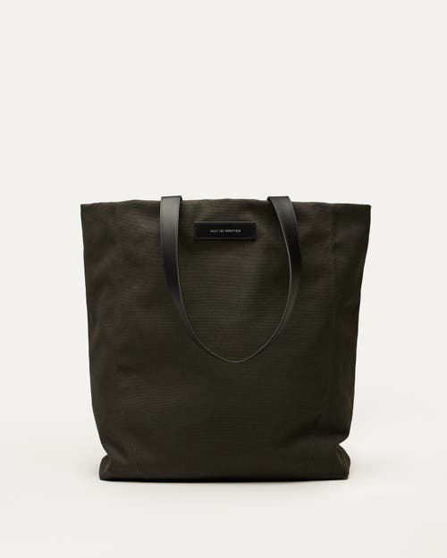 Want Les Essentiels De La Vie Want Les Essentiels Kenora Organic Cotton Canvas Tote In Green