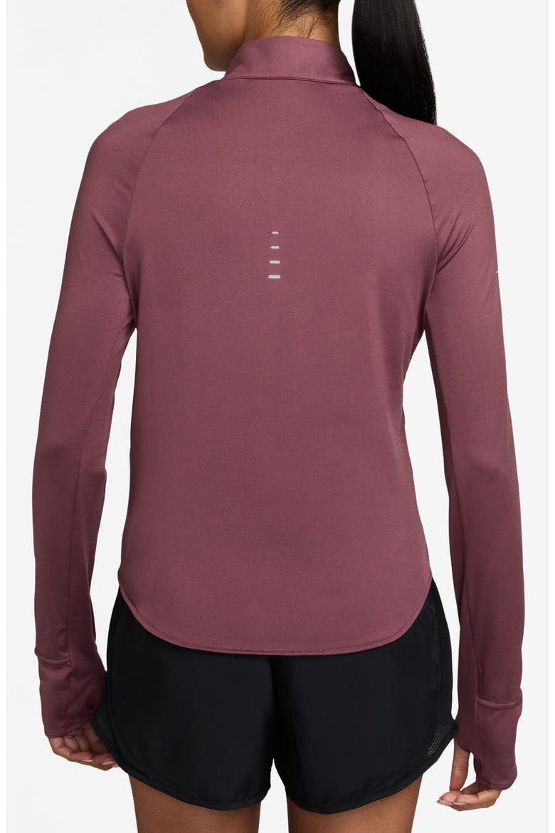 Swift Dri-FIT UV Half Zip Running Top, Alternate, color, PINK SMOKE